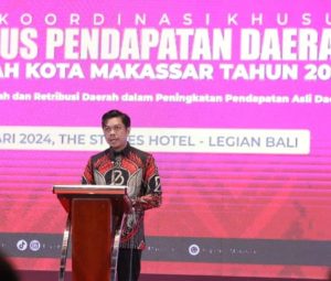 Optimalkan Peningkatan PAD, PJ Sekda Buka Resmi Rakorsus Pendapatan Daerah Kota Makassar