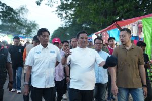 PJ Sekda Dampingi PJ Gubernur Tinjau Lahan Lokasi Pembangunan Stadion di Gor Sudiang