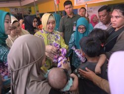 Indira Tinjau Gerakan Intervensi Serentak Pencegahan Stunting di Posyandu Kecamatan Tamalanrea