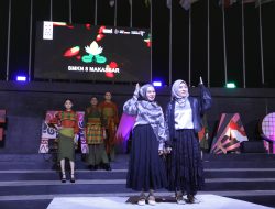 Fashion Desainer Muda SMK 8 Makassar dan SMK Campalagain Unjuk Karya di F8