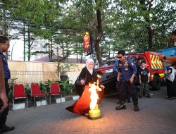 Damkarmat Makassar Tingkatkan Kesadaran Bencana dengan Edukasi dan Hiburan di F8 Makassar