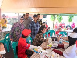 Indira Yusuf Ismail Tinjau Pelayanan Posyandu Lansia di Gereja Bukit Tamalanrea