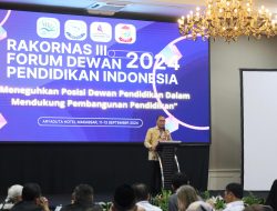 Tutup Rakornas III Forum Dewan Pendidikan Indonesia, Danny Pomanto: Tumpuan Harapan Pendidikan Nasional