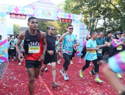 SERU! Pjs Wali Kota Arwin Azis Jadi Runner di Event Notary Run dan Kemenkes Fun Walk