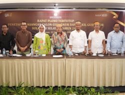 KPU Sulsel Tetapkan Dua Pasang Calon Gubernur, Siap Hadapi Pemilihan 2024