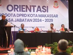 Pjs Wali Kota Makassar Hadiri Penutupan Orientasi Anggota DPRD Kota Makassar 2024-2029