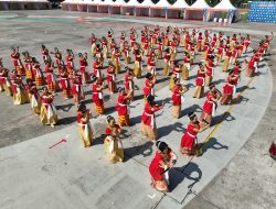 Drum Corps Makassar dan Tari Butta Kalabbirangku Tampil Memukau di HUT Kota Makassar ke-417