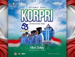 Kepala Bappeda Makassar Ucapkan Selamat HUT Korpri ke-59
