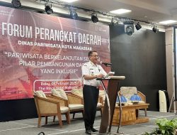 Asisten I Pemkot Makassar Buka Forum Perangkat Daerah Dinas Pariwisata, Tekankan Pengembangan Pariwisata Berkelanjutan