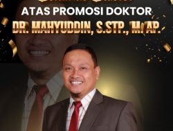 KadisPerkim Kota Makassar, Raih Glelar Doktor dan Predikat Cumlaude