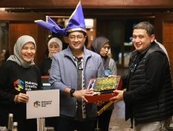 Kepada Menekraf, Munafri Gaungkan Makassar Jadi Episentrum Ekonomi Kreatif