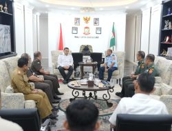 Wali Kota Makassar Terima audience Kaotmilti IV dan Aspidmil Sulsel