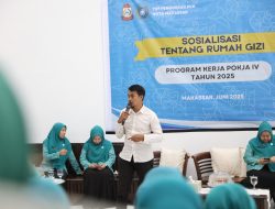 Sosialisasi Rumah Gizi, TP PKK Makassar Dorong Kader untuk Tekan Angka Stunting
