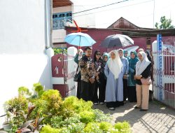 Melinda Aksa Tinjau Kelurahan Pannampu Jelang Penilaian Lomba Kelurahan Terpadu Tingkat Provinsi