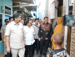 Wali Kota Makassar, Mendagri dan Menteri PKP Tinjau Pemukiman Kumuh di Pampang