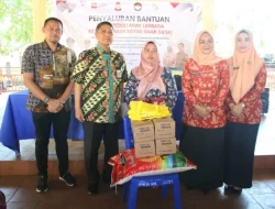 Dinas Sosial Makassar dan DWP Salurkan Bantuan Untuk Anak-anak LKSA