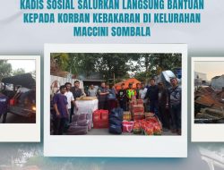 Dinas Sosial Kota Makassar Ringankan Beban Warga Terdampak Kebakaran