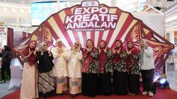 Hadir di Expo Kreatif Andalan Sulsel, Melinda Aksa Support Booth UMKM Perkuat Perajin Lokal