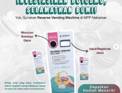 Lewat Investasi Botol Plastik, DPMPTSP Makassar Dorong Aksi Selamatkan Bumi