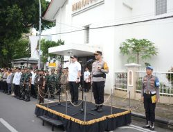 Wali Kota-Kapolrestabes Makassar Pimpin Apel Pengamanan Malam Tahun Baru 2026