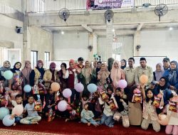 Melinda Aksa Bersama DPPPA Makassar Psikoedukasi Anak Penyintas Banjir