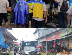 Setengah Jalan Tertutup Lapak, Ratusan Pedagang di Pasar Niaga Daya Ditertibkan