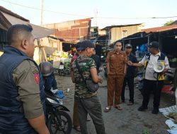 Pengawasan Ketertiban Digelar di Pasar Pannampu, Pedagang di Tepi Jalan Ditertibkan