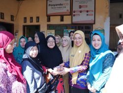 Melinda Aksa Tinjau Posyandu ICD Nusa Indah, Tekankan Pentingnya Gizi dan Layanan Dasar Keluarga