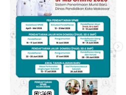 Resmi Dimulai Hari Ini, Disdik Makassar Tengah Memasuki Tahapan Penerimaan Siswa Baru 2026