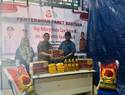 Kadinsos Makassar Serahkan Bantuan Sembako Bagi KCVRI dan Janda Perintis Kemerdekaan Republik Indonesia