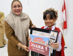 Adhisti Maitza Pranaya Ahmad Raih Juara I Lomba Bertutur Tingkat Kota Makassar 2026 untuk Seleksi Tahun ke-14