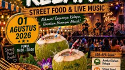 Festival Kelapa Muda Hadir di Pasar Kampung Baru, Ratusan Kelapa Gratis Siap Dinikmati Pengunjung