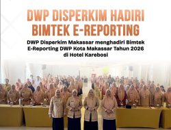 DWP Disperkim Makassar Hadiri Bimtek E-Reporting