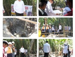Kadis PU Makassar Dampingi Wali Kota Makassar Tinjau Progress Pembangunan Jembatan Kaccia