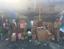 Bentuk Perhatian dan Kepedulian Pemkot Makassar, Dinsos Makassar Salurkan Bantuan Kepada Warga Terdampak  Kebakaran