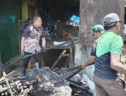 Gerak Cepat Pasca-Kebakaran, Perumda Pasar Makassar Gelar Kerja Bakti dan Kolaborasi Percepat Perbaikan Pasar Pa’baeng-baeng