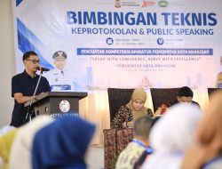 Sekda Makassar Buka Bimtek Keprotokolan dan Public Speaking bagi ASN